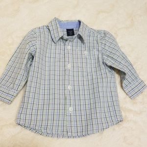 babyGap long sleeve dress shirt. Boys 12-18 mo